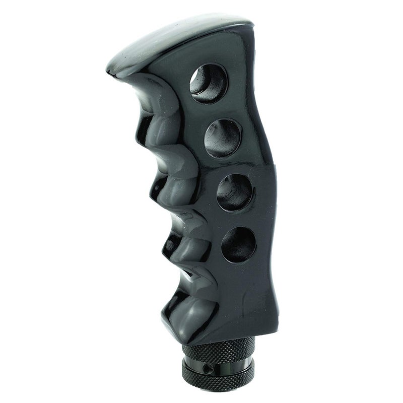 Abfer Handle Grip Shift Knob Unique Gear Stick Shifter Knobs Replacement Shifting Head Lever for Manual Automatic Vehicle Truck (Black) - Image 1